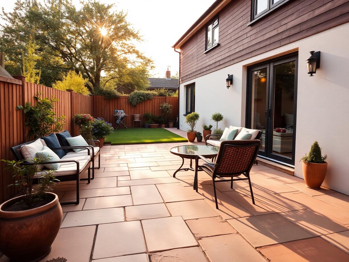 Indian Sandstone Patio in Doncaster DN4